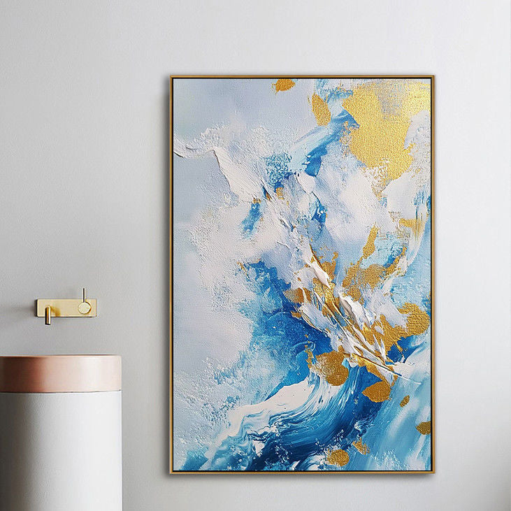 Contemporary Gold Foil Art #YX82