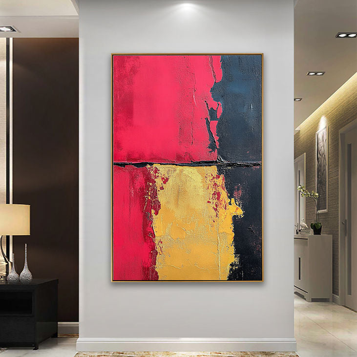 Artistic Bold Color Abstract Painting #YX169