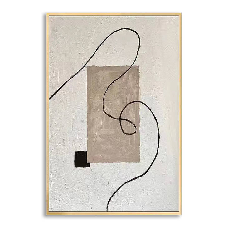 Hand Painted Abstract Decor Art #YX504