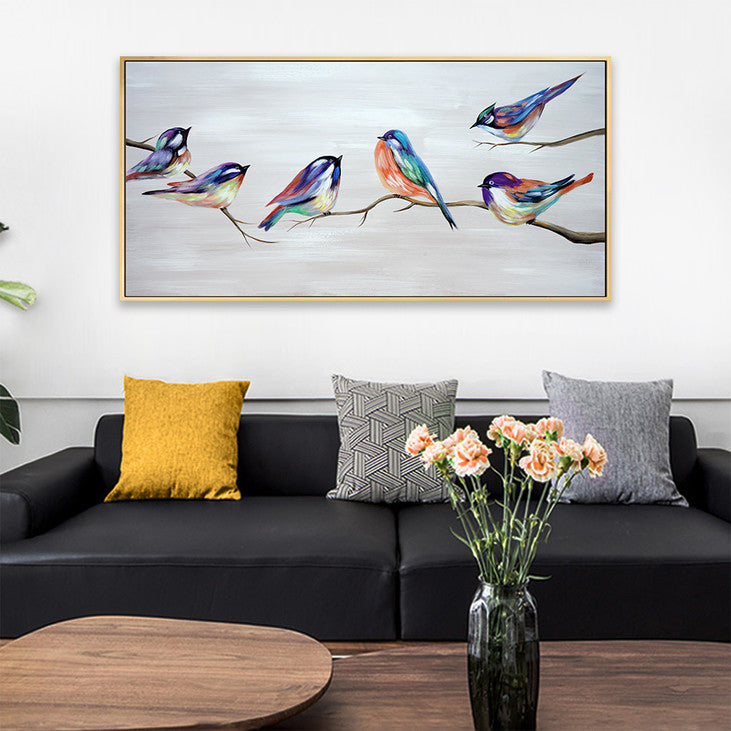 Hand Painted Bird Painting #VA351