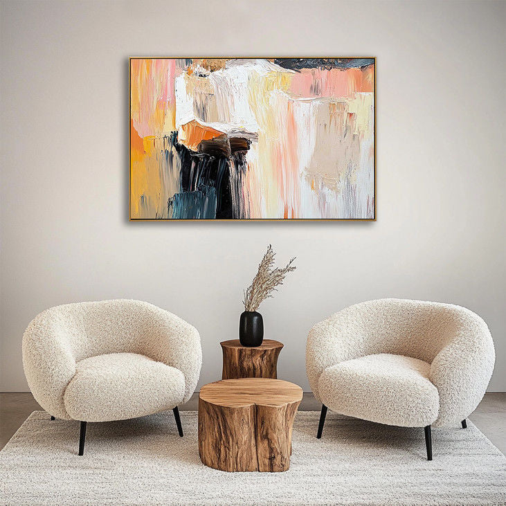 Abstract Impasto Canvas Art #YX107