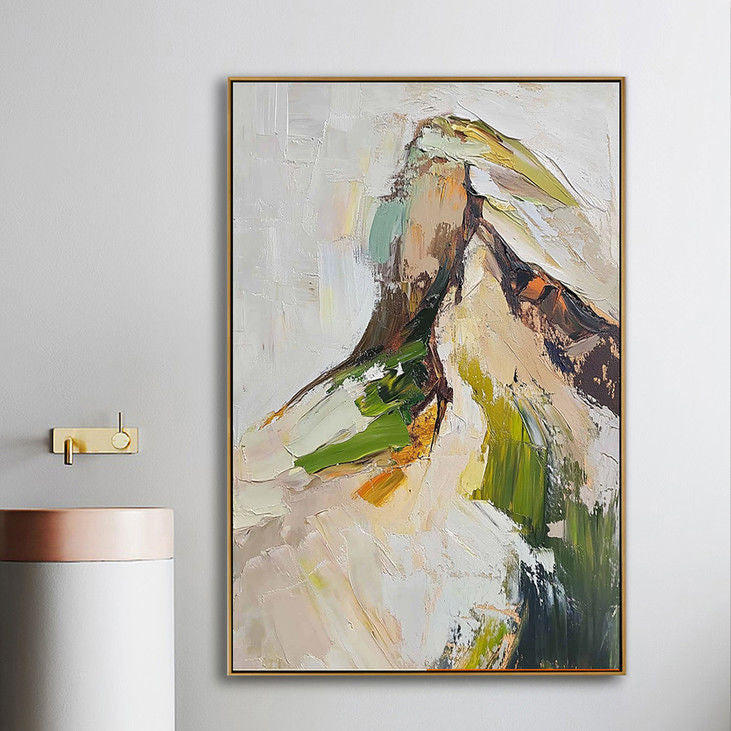 Soft Toned Abstract Nature Art #YX59