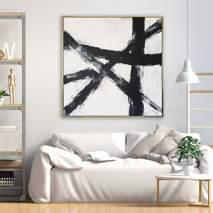 Minimalist Abstract Handmade Canvas Art #YX129