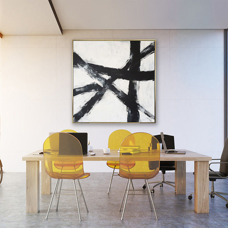 Minimalist Abstract Handmade Canvas Art #YX129