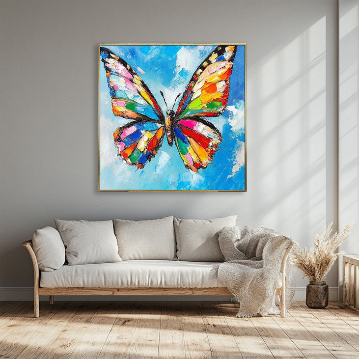 Modern Hand Painted Butterfly Art #YX142