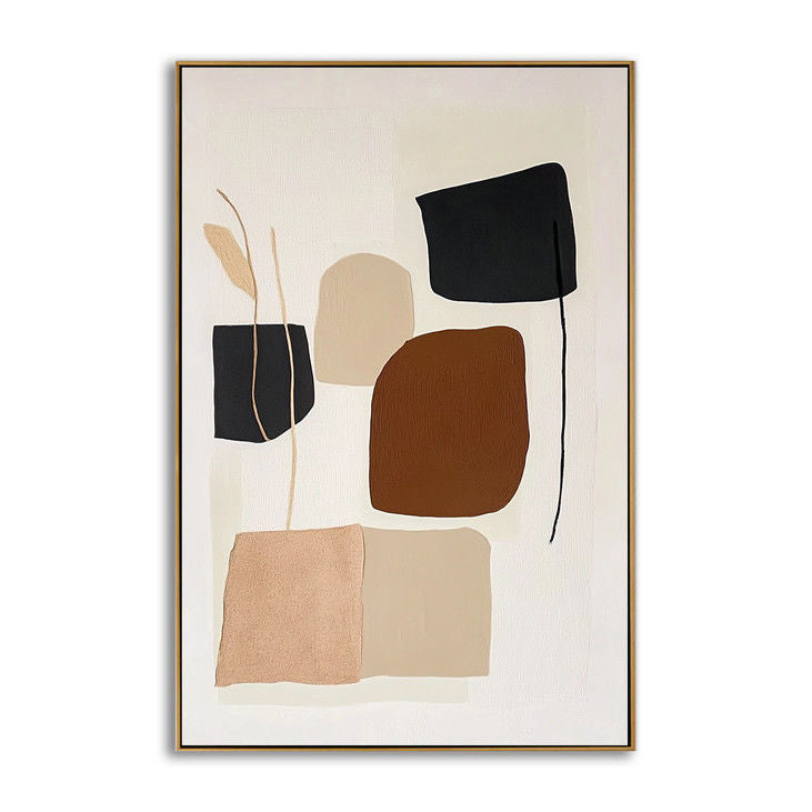 Minimalist Abstract Shapes Canvas Art #YX93