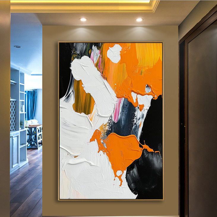 Hand Painted Modern Abstract Art #YX52