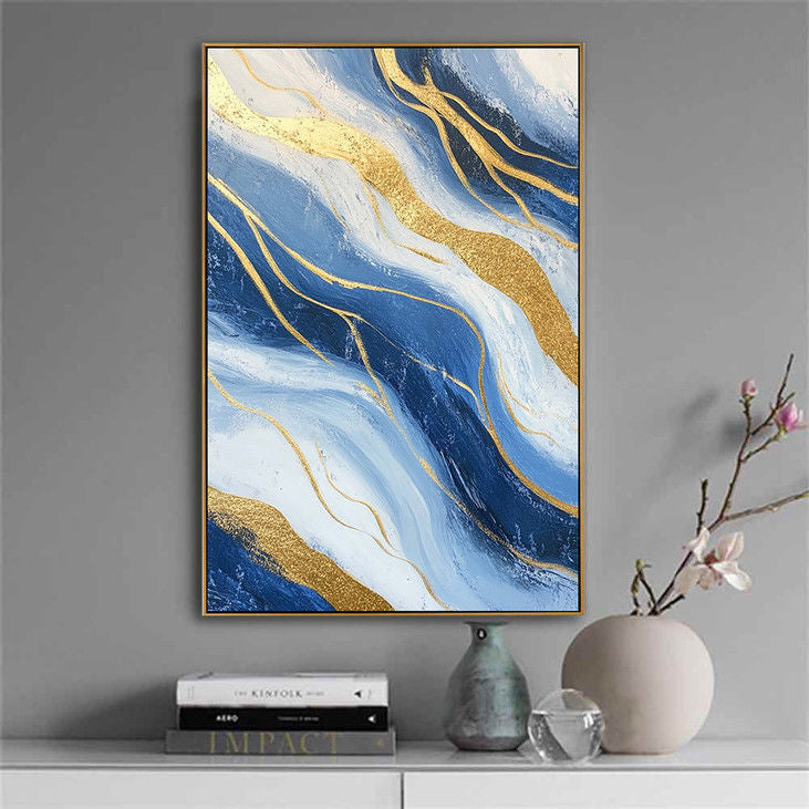 Contemporary Gold Accent Art #YX80