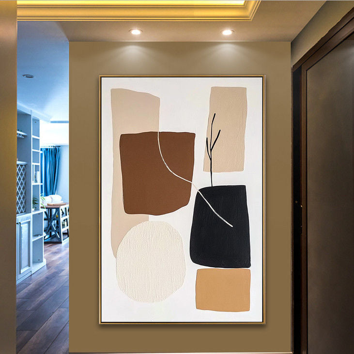 Modern Abstract Shapes Wall Decor #YX96