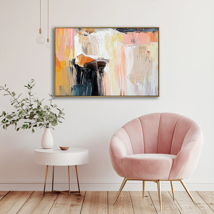 Abstract Impasto Canvas Art #YX107