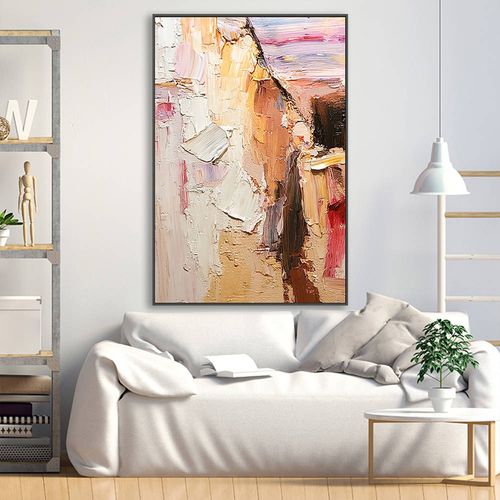 Handmade Abstract Canvas Painting #YX321