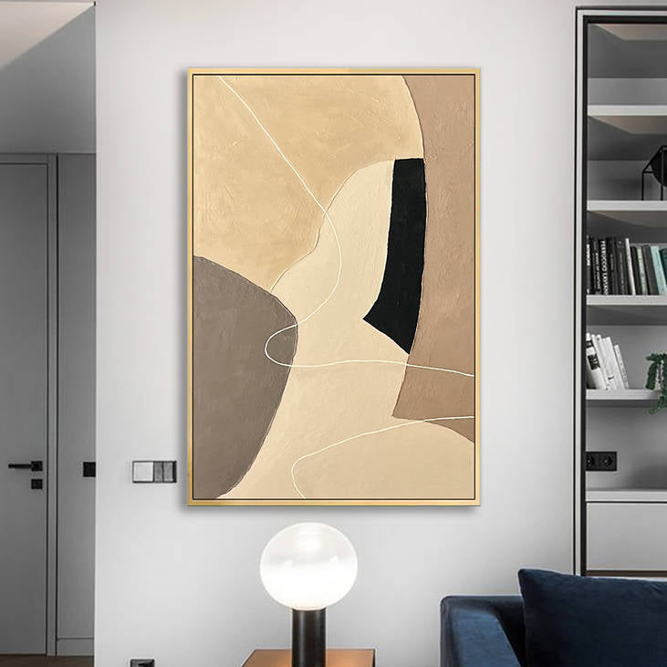Handmade Wabi-Sabi Abstract Canvas Art #YX232