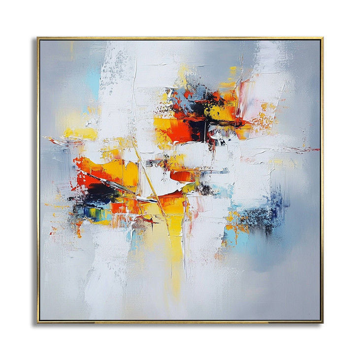 Vibrant Abstract Canvas Art #YX29