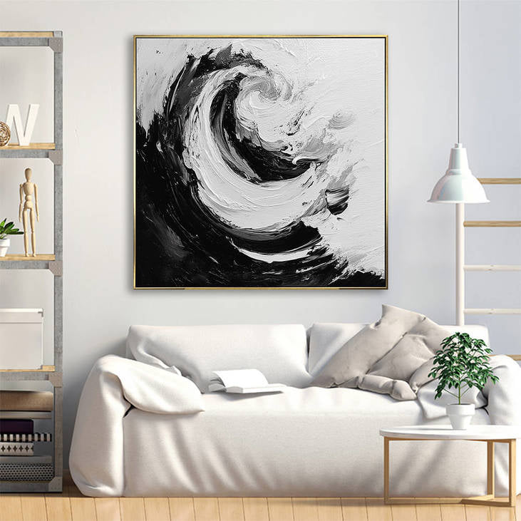 Modern Textured Wall Painting for Living Room Decor #YX331