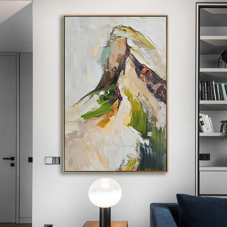 Soft Toned Abstract Nature Art #YX59