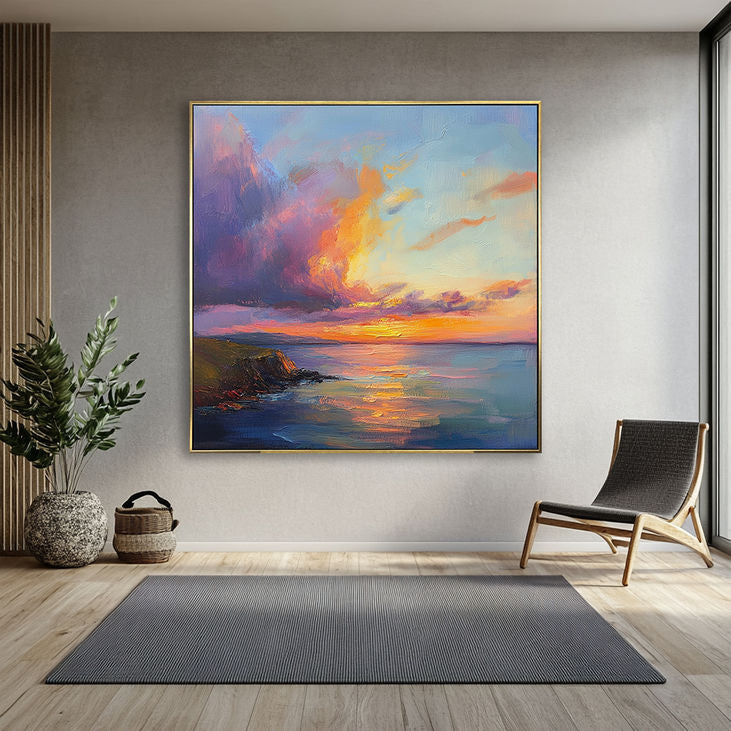 Romantic Coastal Landscape Art #YX158