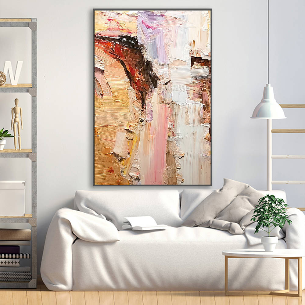 Modern Acrylic Painting for Living Room Wall Decor #YX323