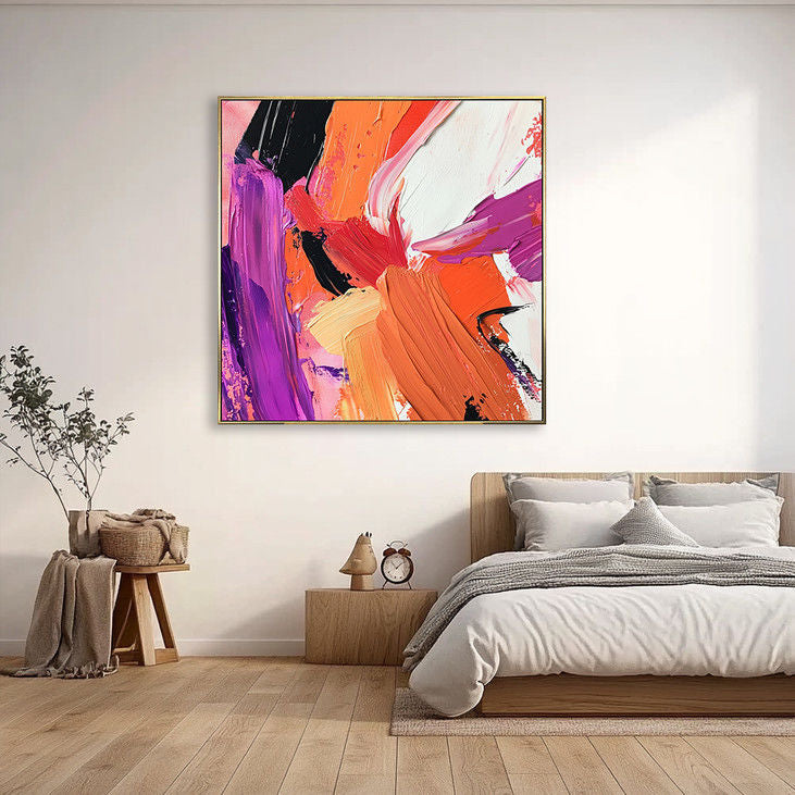 Bold Color Palette Abstract Art #YX145