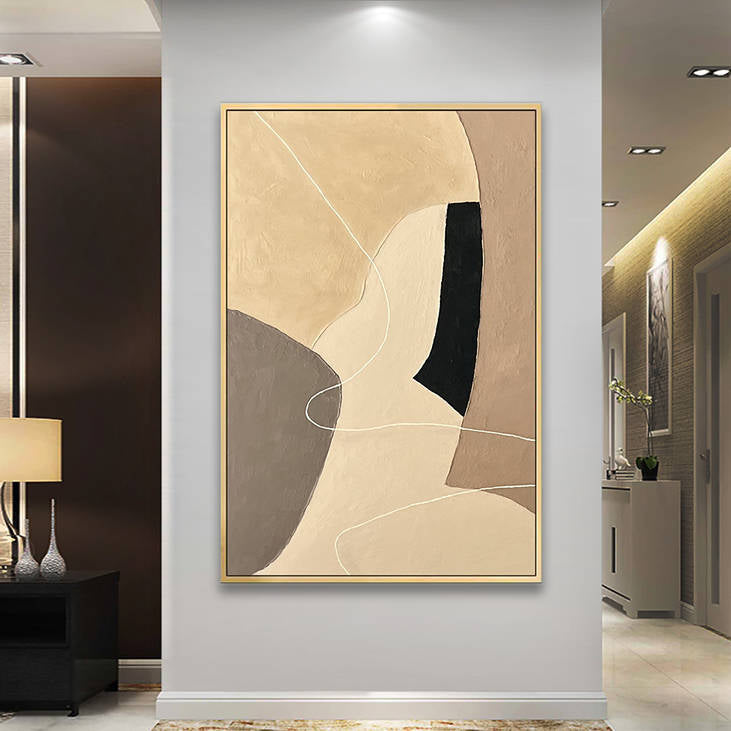 Handmade Wabi-Sabi Abstract Canvas Art #YX232