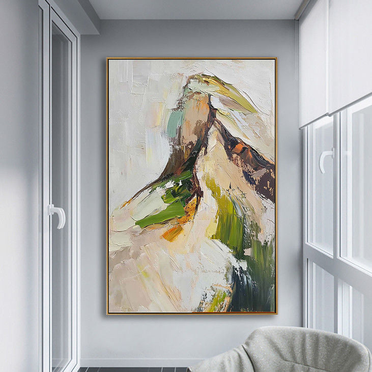 Soft Toned Abstract Nature Art #YX59