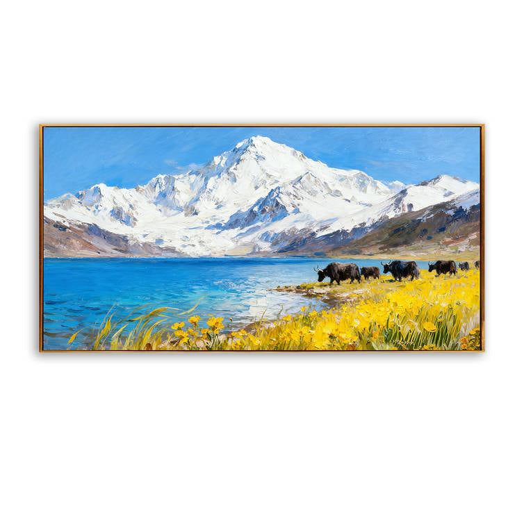 Handmade Landscape Canvas Painting #YX367