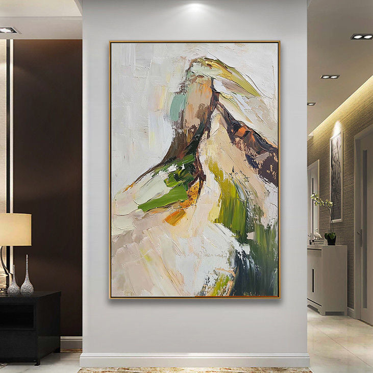 Soft Toned Abstract Nature Art #YX59