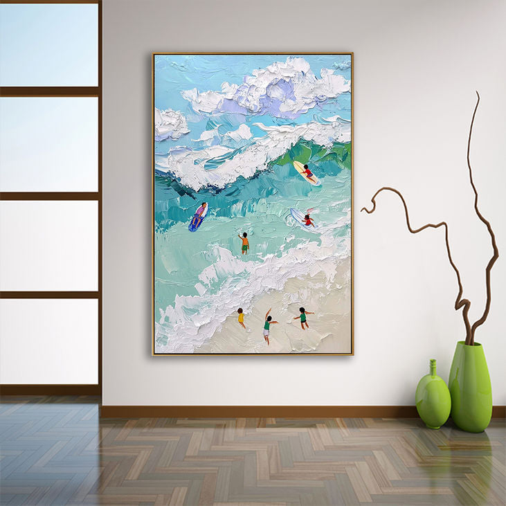 Coastal Impasto Wall Art #YX189