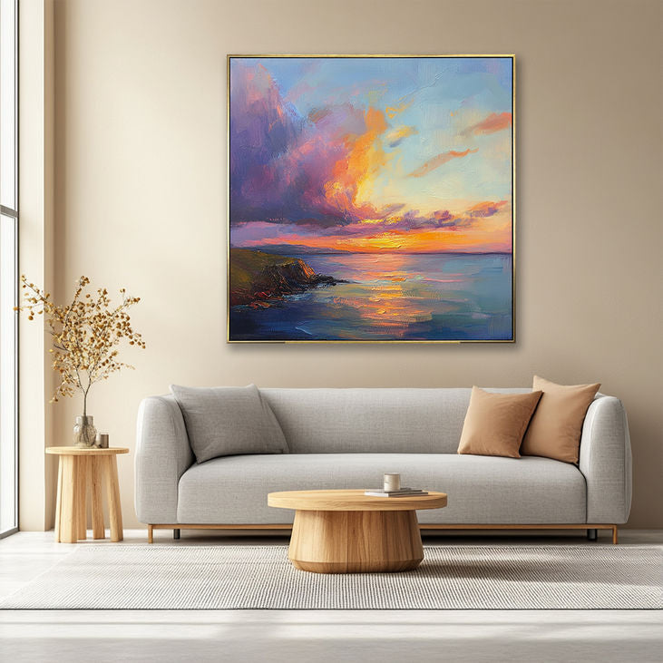 Romantic Coastal Landscape Art #YX158