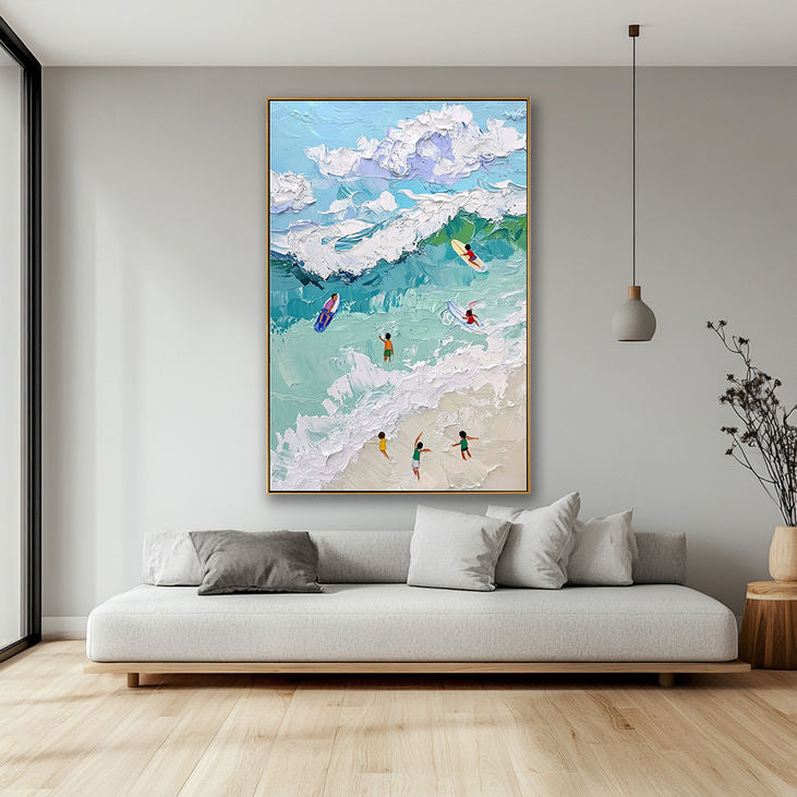Coastal Impasto Wall Art #YX189