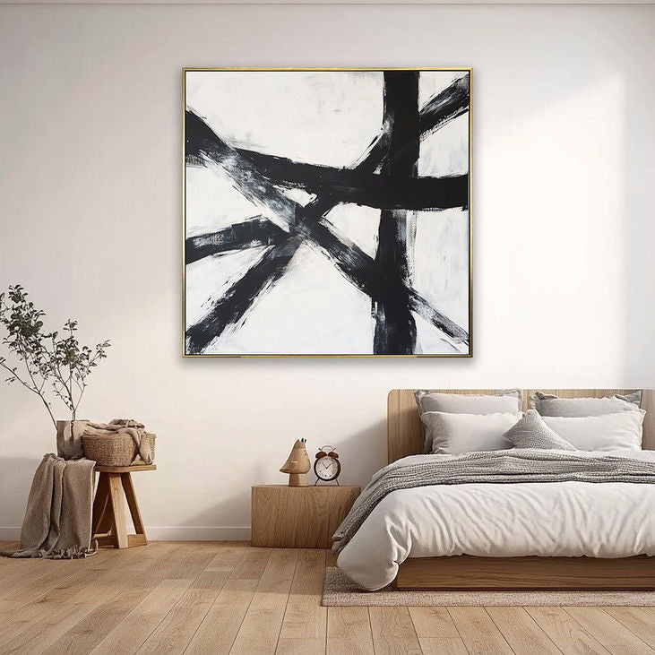 Minimalist Abstract Handmade Canvas Art #YX129