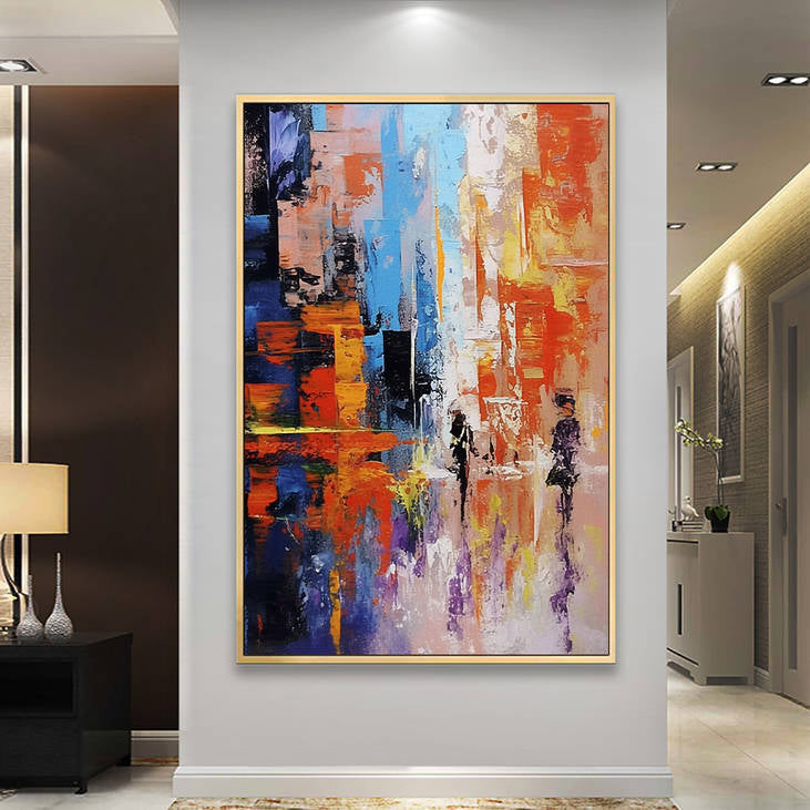 Abstract City Street Canvas #YX231
