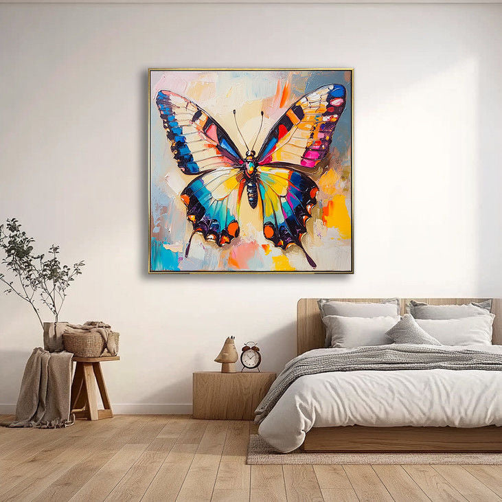 3D Textured Butterfly Canvas #YX34