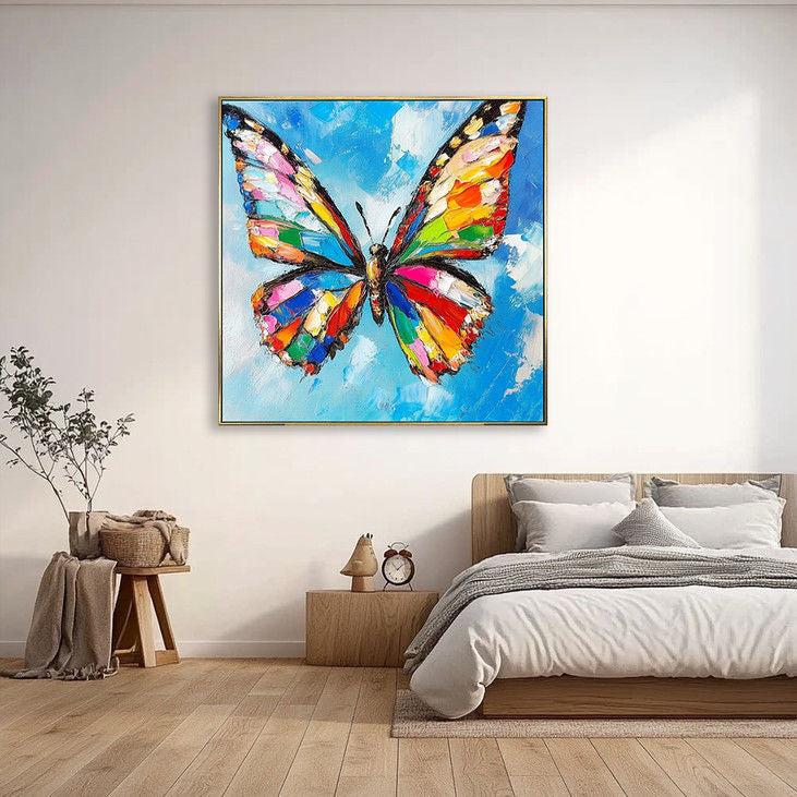 Modern Hand Painted Butterfly Art #YX142