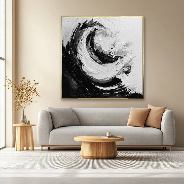 Modern Textured Wall Painting for Living Room Decor #YX331