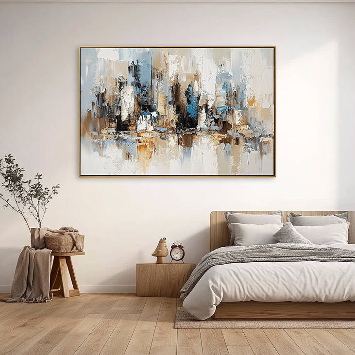 Textured Cityscape Canvas #YX204