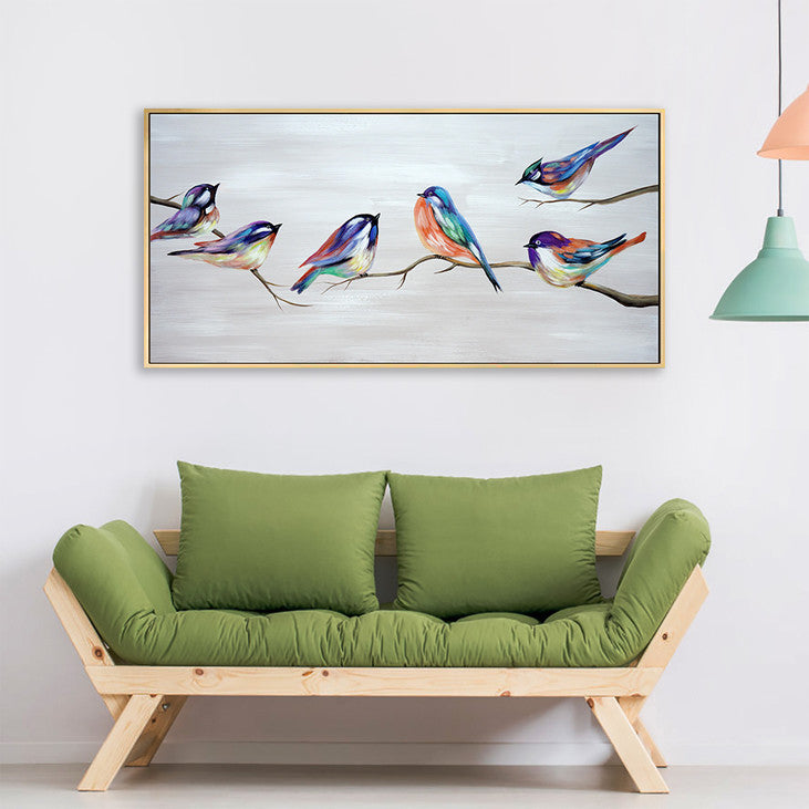 Hand Painted Bird Painting #VA351