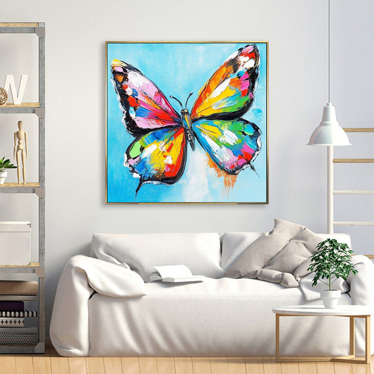 Color Popping Butterfly Abstract #YX131