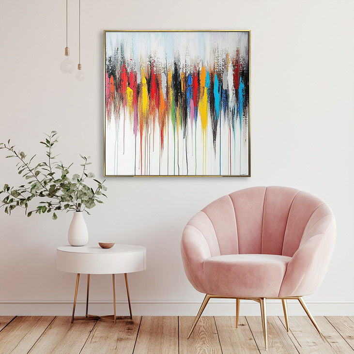 Modern Drip Style Wall Art #YX138