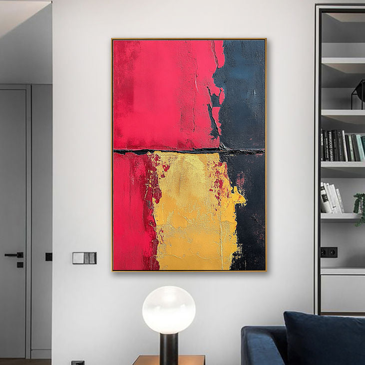 Artistic Bold Color Abstract Painting #YX169