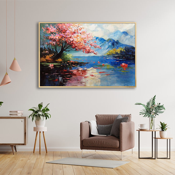 Hand Painted Landscape Canvas #VA331