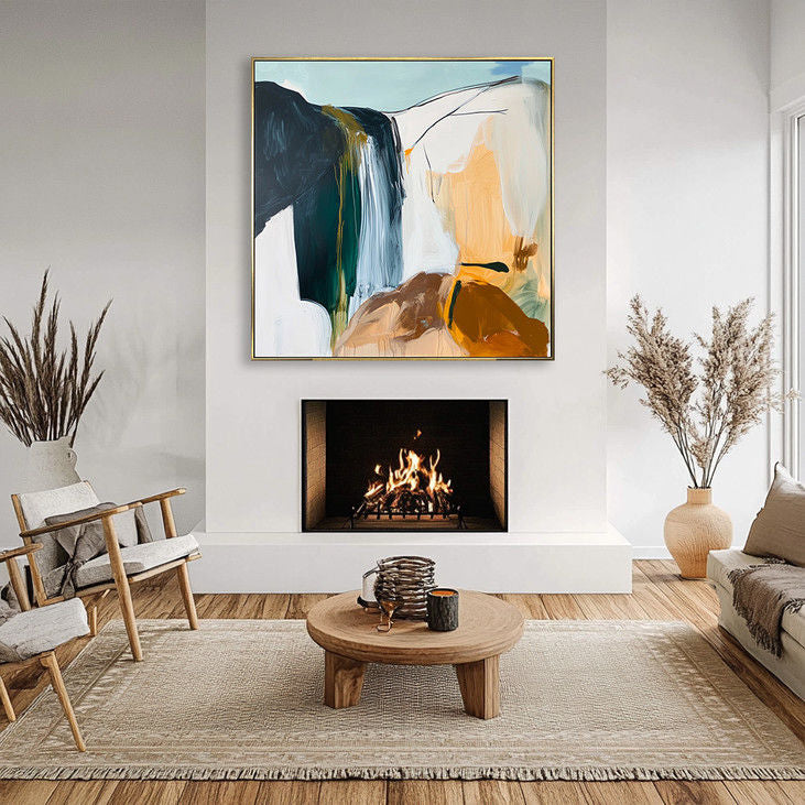 Modern Abstract Landscape Art #YX146