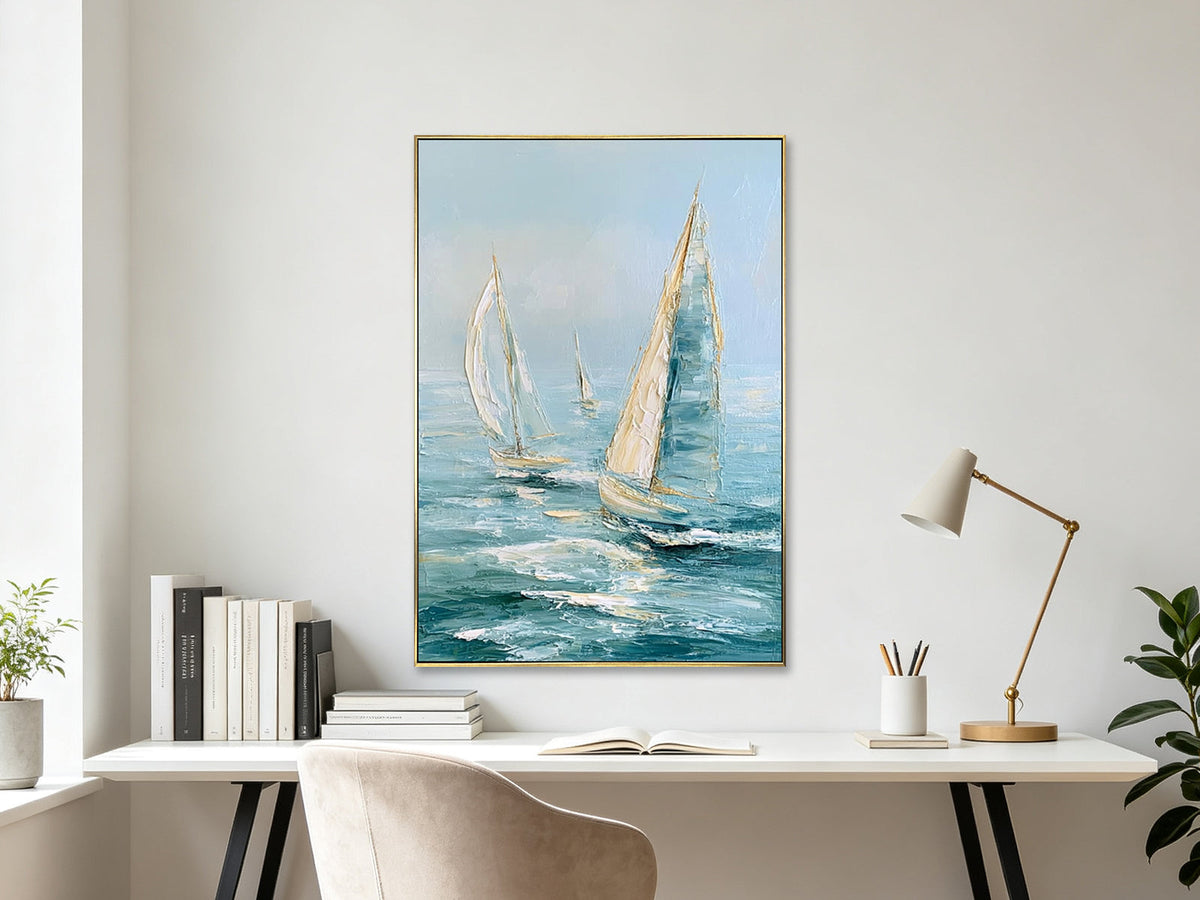 How to Choose the Perfect Hand-Painted Canvas Art for Your Home: A Real Interior Styling Guide