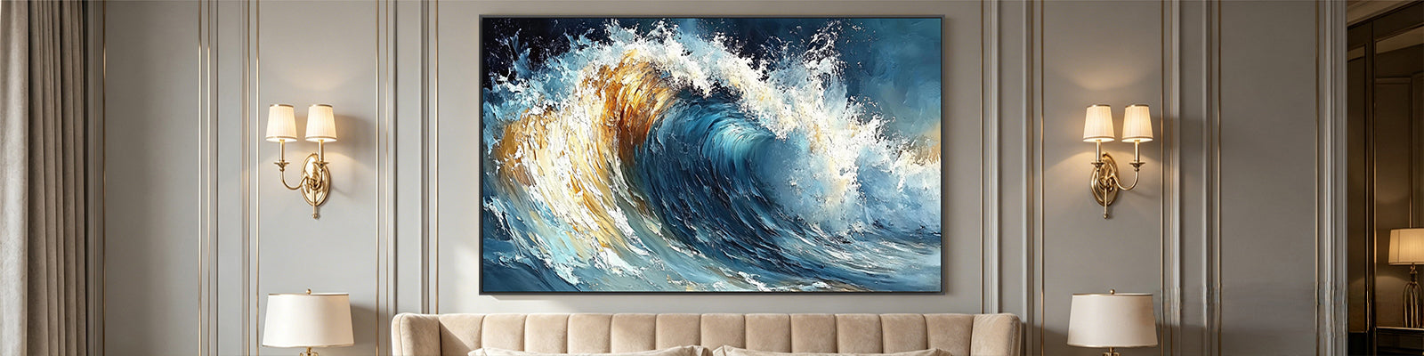 seascape canvas painting