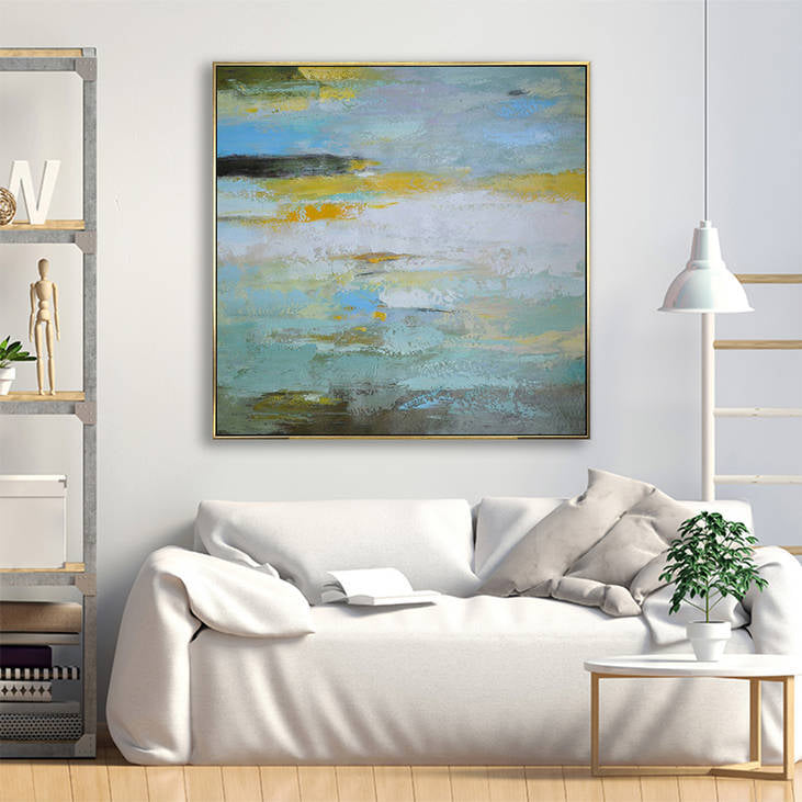 Abstract Hand Painted Canvas Art #YX302
