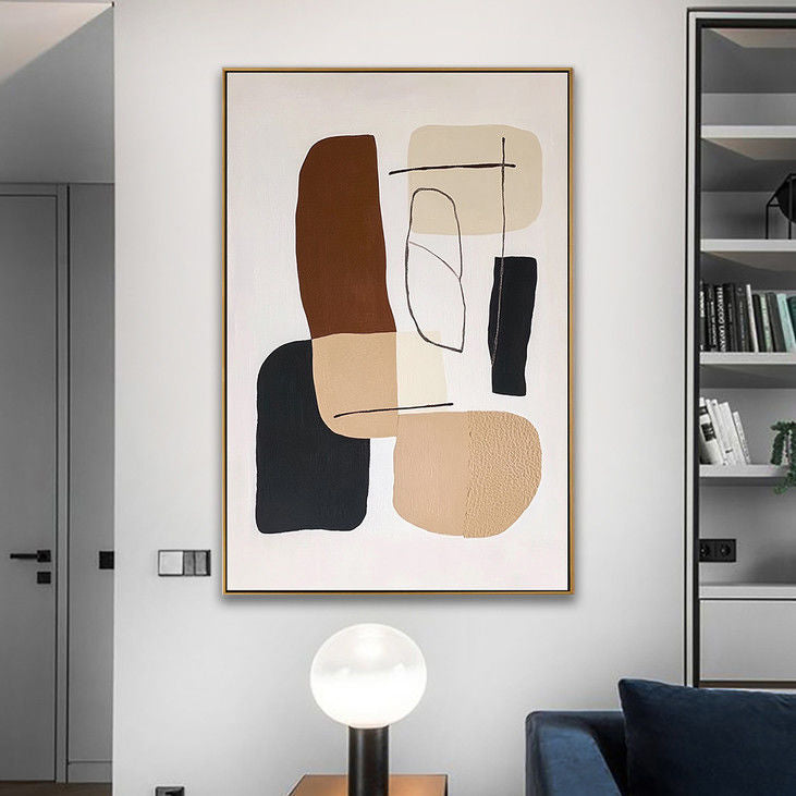Earthy Tones Abstract Wall Hanging #YX95