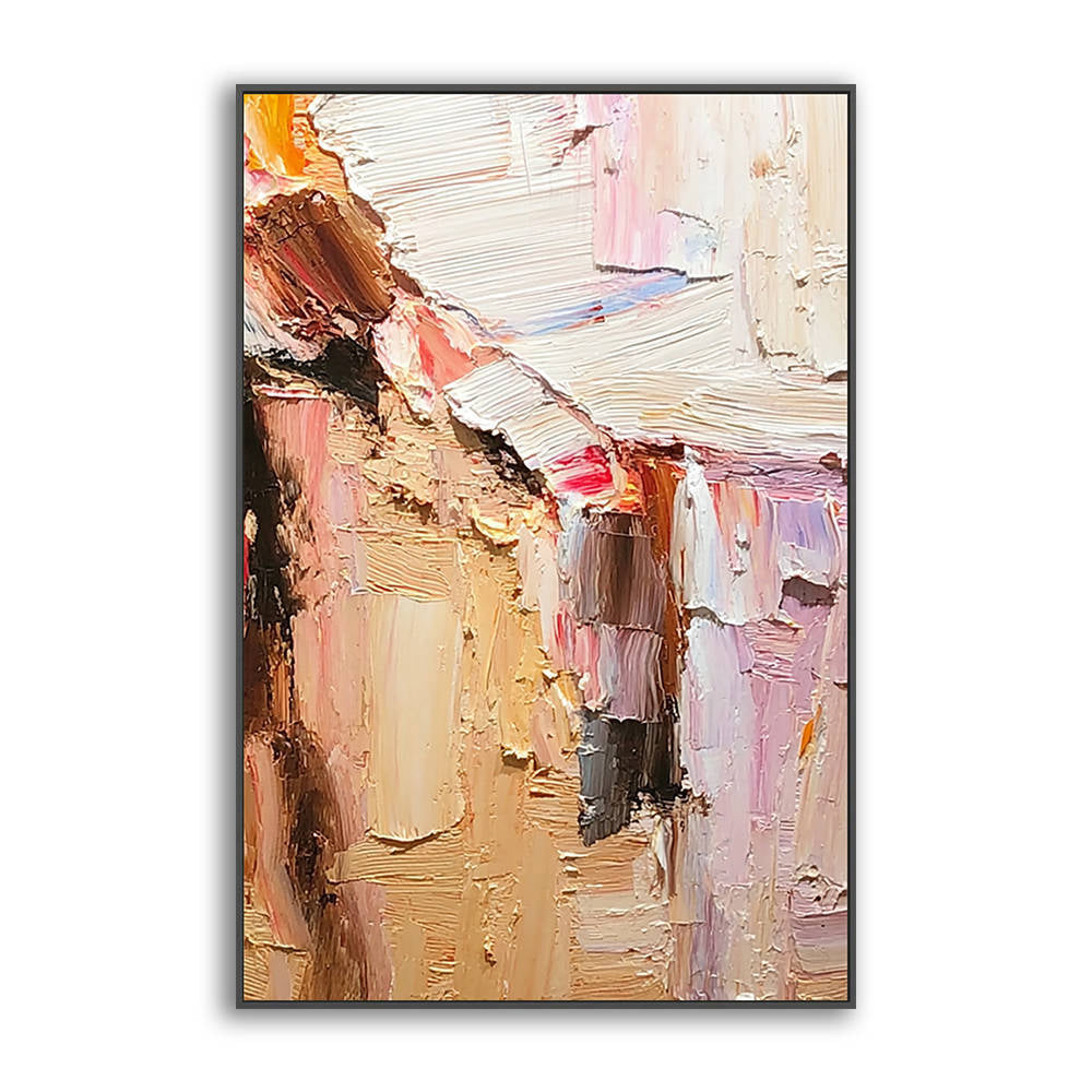 Abstract Textured Painting on Canvas #YX320