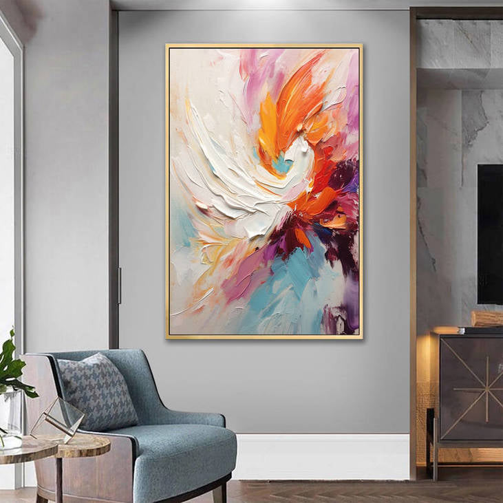 Colorful Expressive Abstract Painting #VA36