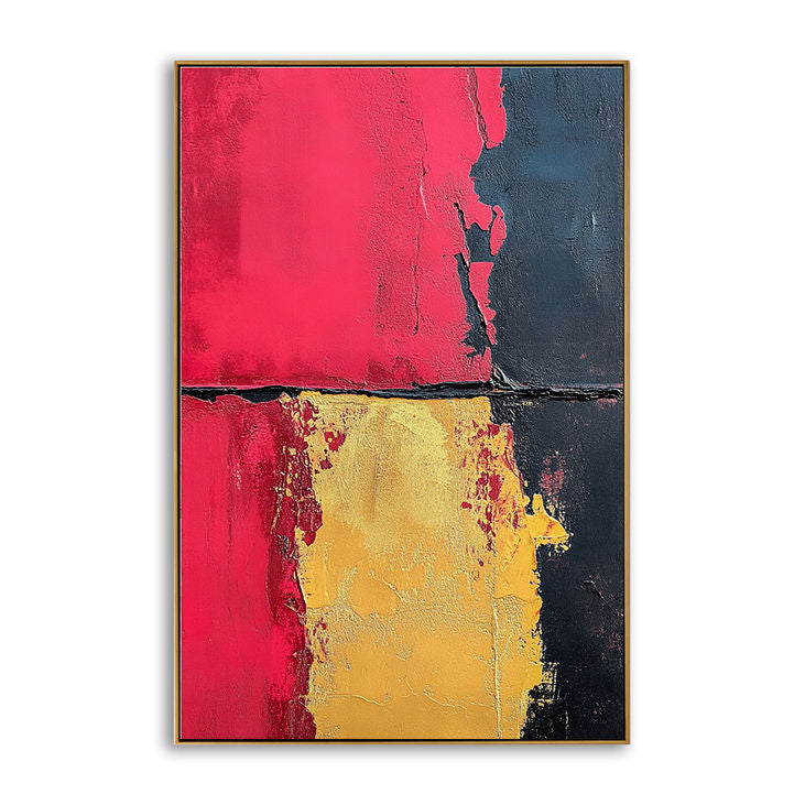 Artistic Bold Color Abstract Painting #YX169