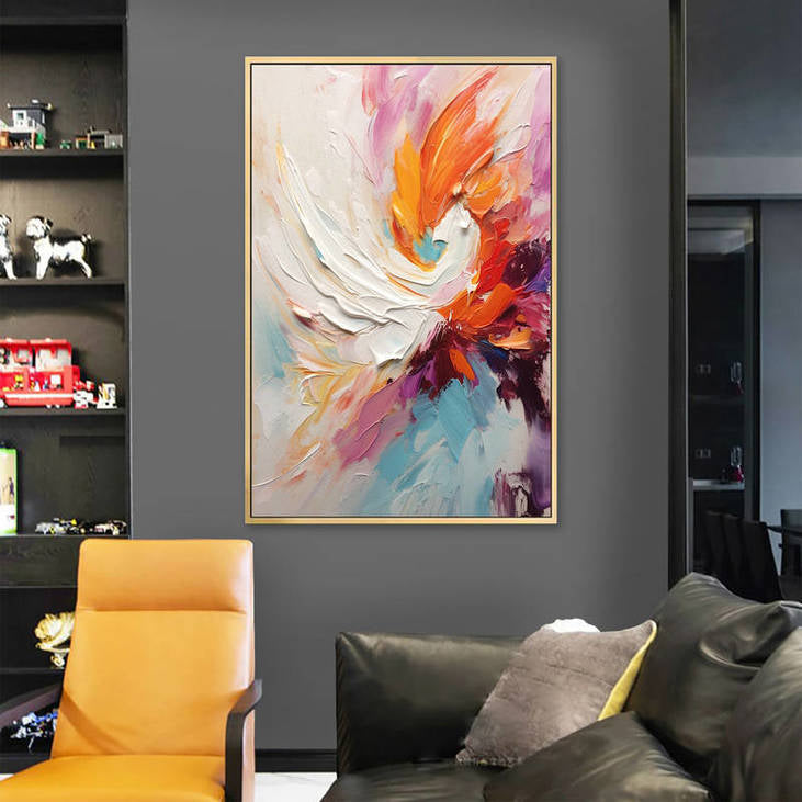 Colorful Expressive Abstract Painting #VA36