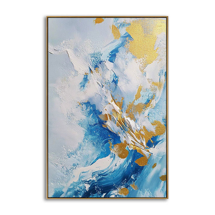 Contemporary Gold Foil Art #YX82